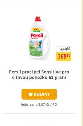 Persil prací gel Sensitive pro citlivou pokožku 63 praní