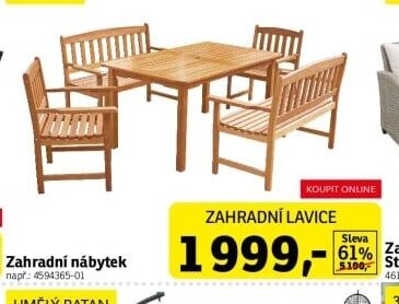 Zahradní nábytek - ASKO akcniletaky.com