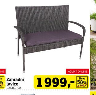 Zahradní lavice - ASKO akcniletaky.com