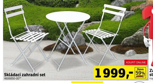 Skládací zahradní set - ASKO akcniletaky.com