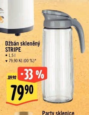 Džbán skleněný STRIPE