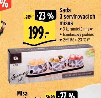 Sada 3 servírovacích misek