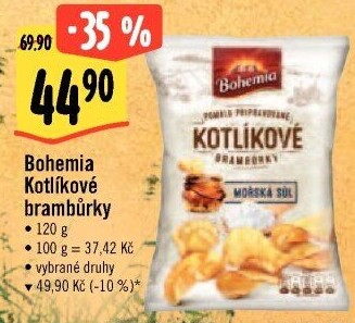 Brambůrky kotlíkové Bohemia Chips