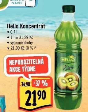 Nápojový koncentrát Hello