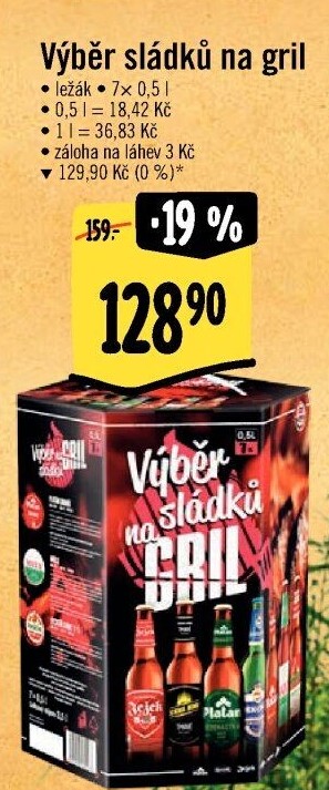 Pivo Mixpack Výběr sládků na gril