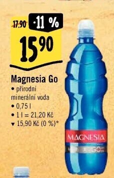 Přírodní voda Go Magnesia