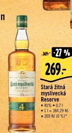Stará žitná myslivecká Reservé
