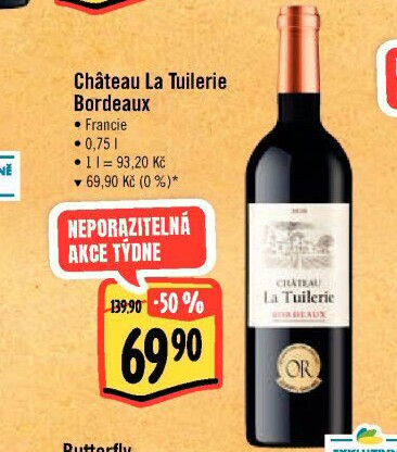 Víno Bordeaux Château La Tuilerie