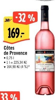 Víno Côtes de Provence Sommelier Collection