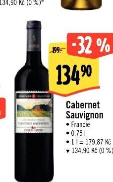 Víno Cabernet Sauvignon Sommelier Collection