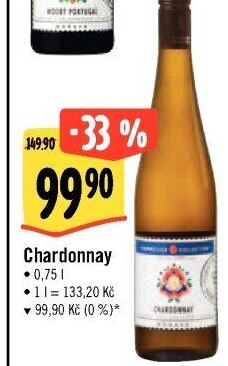 Víno Chardonnay Sommelier Collection