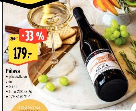 Víno Pálava Sommelier Collection - přívlastkové