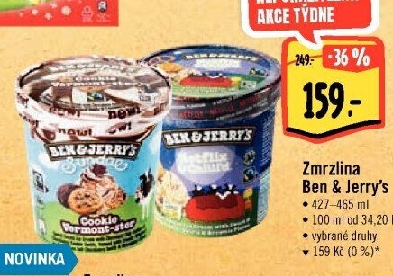 Zmrzlina v kelímku Ben&amp