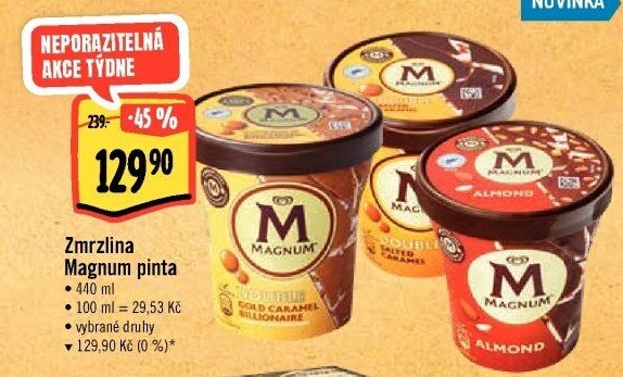 Zmrzlina v kelímku Magnum Algida