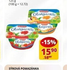OBSTGARTEN TVAROHOVÝ DEZERT 125 g