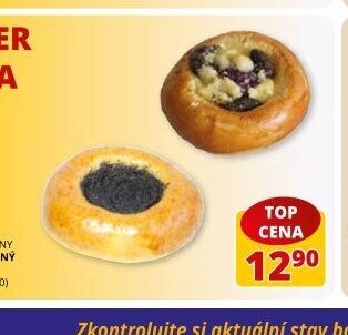 RŮZNÉ PEKÁRNY KOLÁČ TLAČENÝ 50-75 g