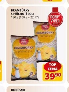 Brambůrky s příchutí soli