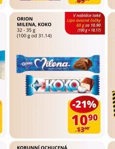 Orion Milena, Koko