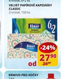 Velvet kapesníky papírové