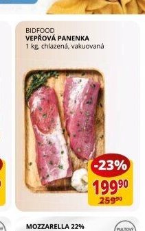 Bidfood vepřová panenka