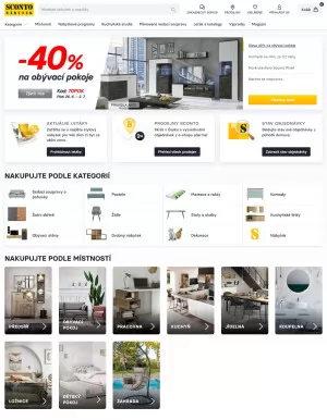 akční leták Sconto nábytek 27.6.2023-3.7.2023