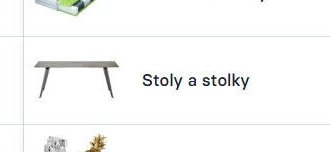 Stoly a stolky