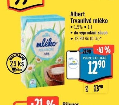 Albert Trvanlivé mléko