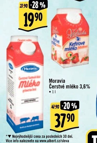 Moravia Čerstvé mléko 3,6%