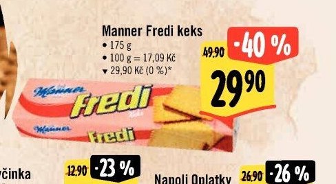Manner Fredi keks