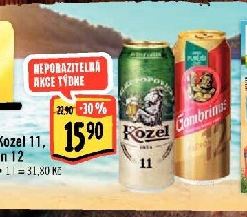 Velkopopovický Kozel 11, Gambrinus Patron 12