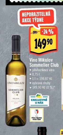 Vino Mikulov Sommelier Club