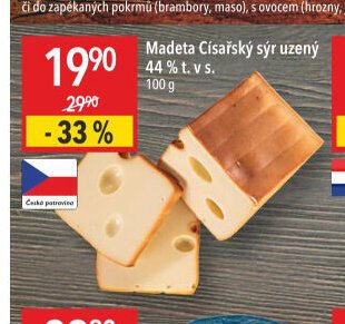 Madeta Císařský sýr uzený