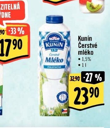 Kunín Čerstvé mléko