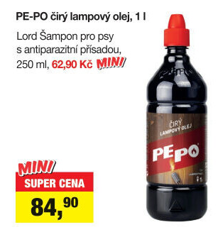 Lampový olej Pe-Po