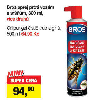 Přípravek proti vosám a sršňům sprej Bros