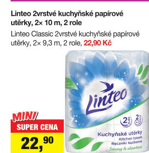 Utěrky kuchyňské 2vrstvé Linteo