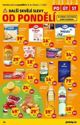 akční leták Penny Market 29.6.2023-5.7.2023
