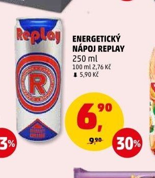 ENERGETICKÝ NÁPOJ REPLAY 250 ml