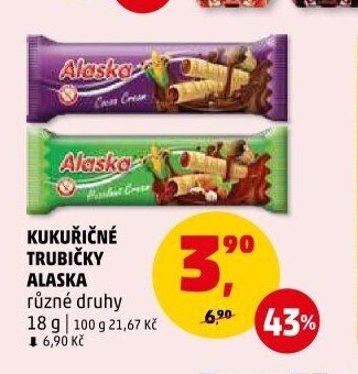 KUKUŘIČNÉ TRUBIČKY ALASKA různé druhy 18 g