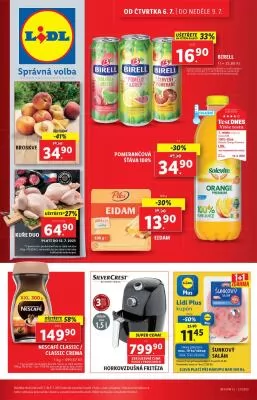 akční leták Lidl 6.7.2023-9.7.2023