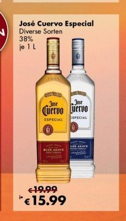 Tequila Especial Jose Cuervo