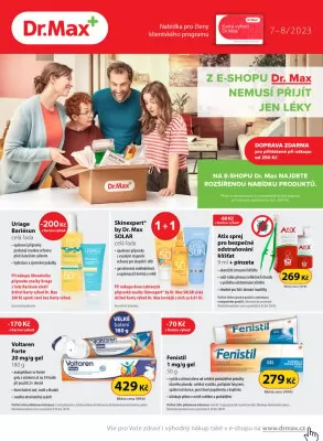 akční leták Dr. Max 1.7.2023-31.8.2023
