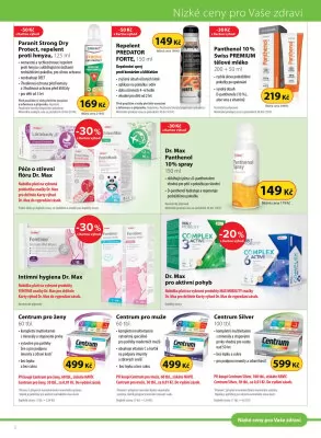 akční leták Dr. Max 1.7.2023-31.8.2023