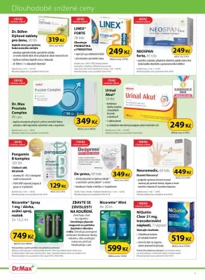 akční leták Dr. Max 1.7.2023-31.8.2023