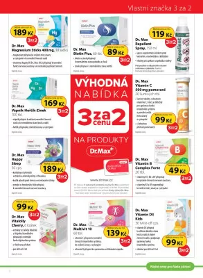 akční leták Dr. Max 1.7.2023-31.8.2023
