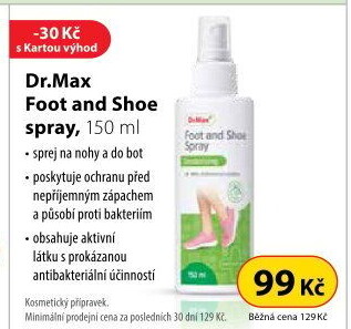 Sprej Foot and Shoe Dr.Max - Dr. Max akcniletaky.com