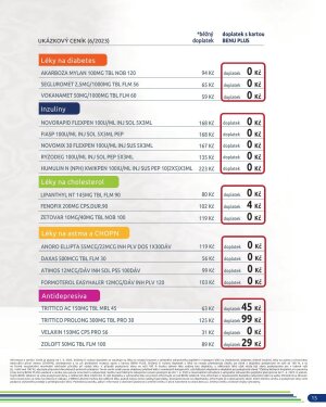 akční leták BENU Lékárna 1.7.2023-31.8.2023
