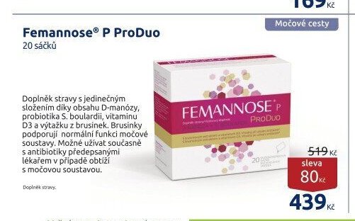 Femannose P ProDuo 20 sáčků
