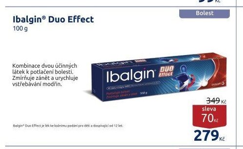 Ibalgin Duo Effect