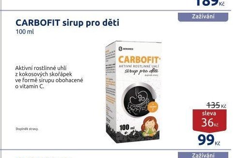 CARBOFIT sirup pro děti